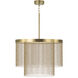 Rae LED 23.75 inch Aged Brass Pendant Ceiling Light