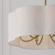 Sabine 6 Light 24 inch Matte Brass Pendant Ceiling Light