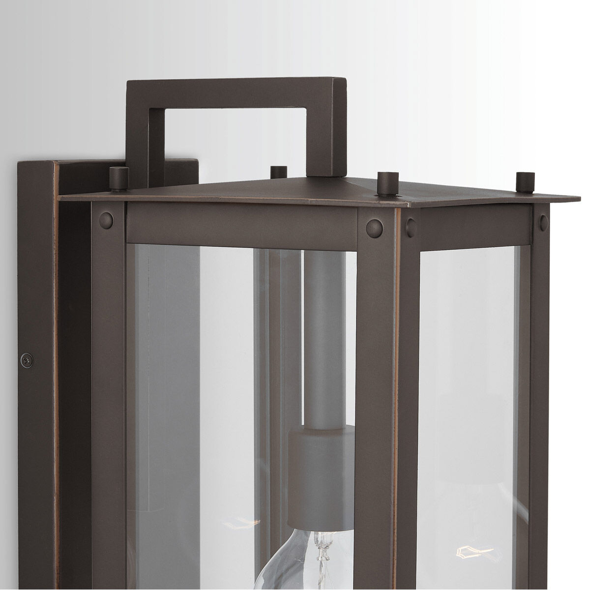 Hunt 1 Light 21 inch Oiled Bronze Outdoor Wall Mount in Incandescent