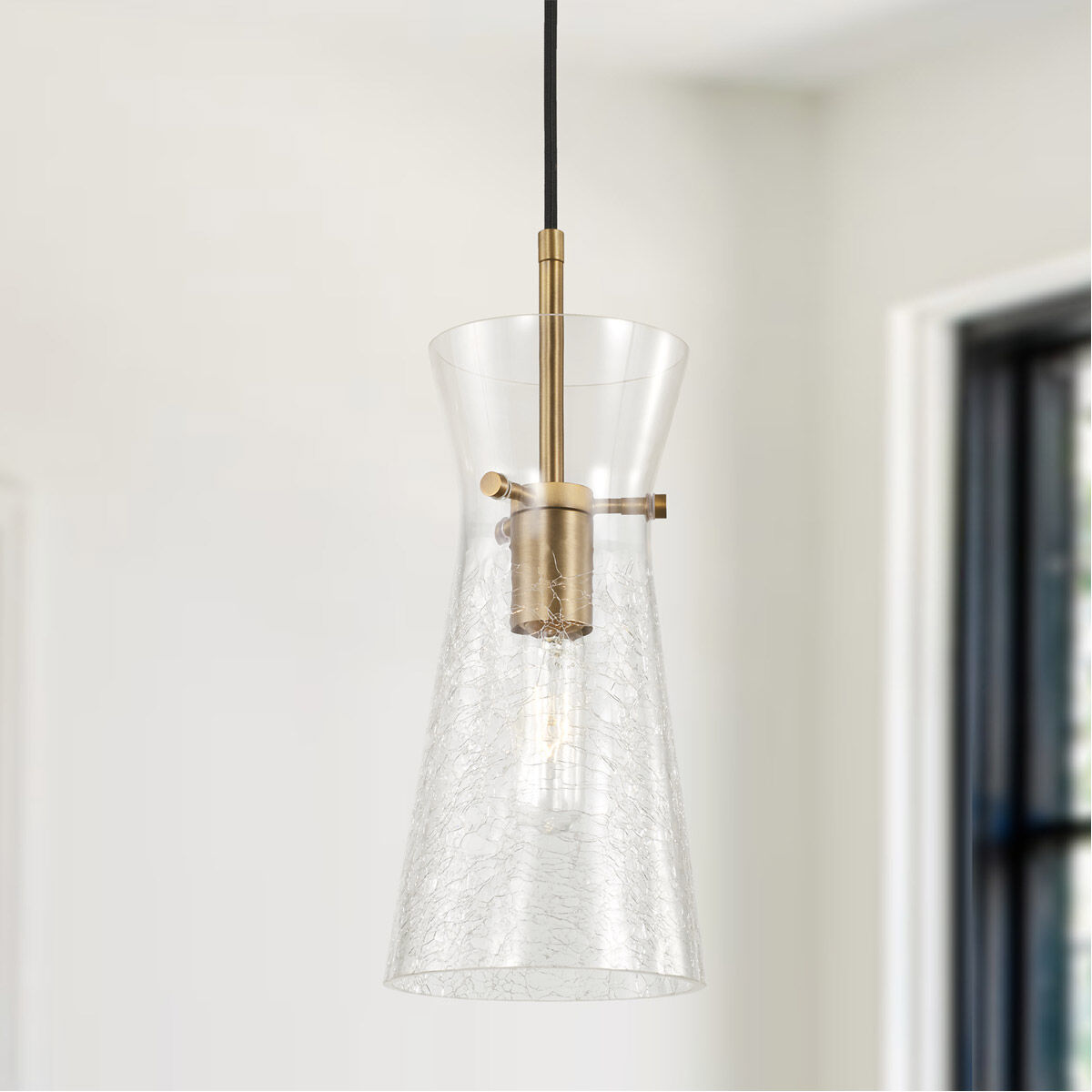Mila 1 Light 6 inch Aged Brass Pendant Ceiling Light