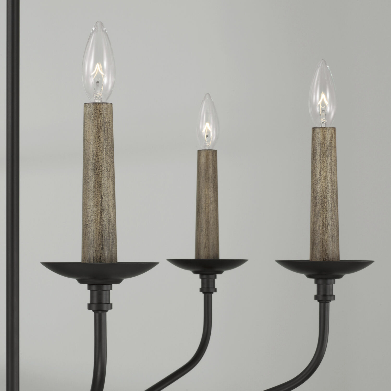 Wilder 6 Light 32 inch Matte Black Chandelier Ceiling Light