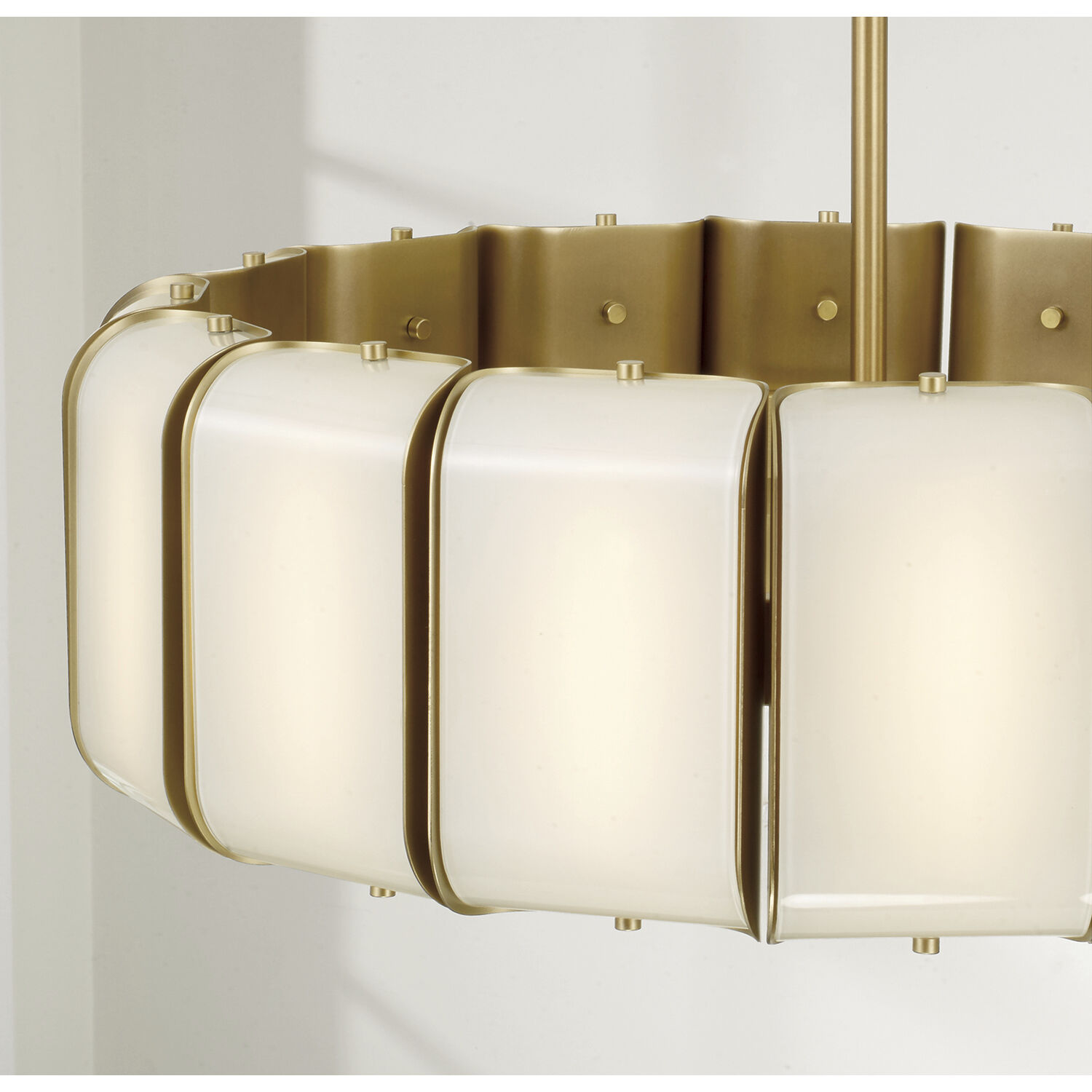 Marcell LED 26.5 inch Aged Brass Pendant Ceiling Light