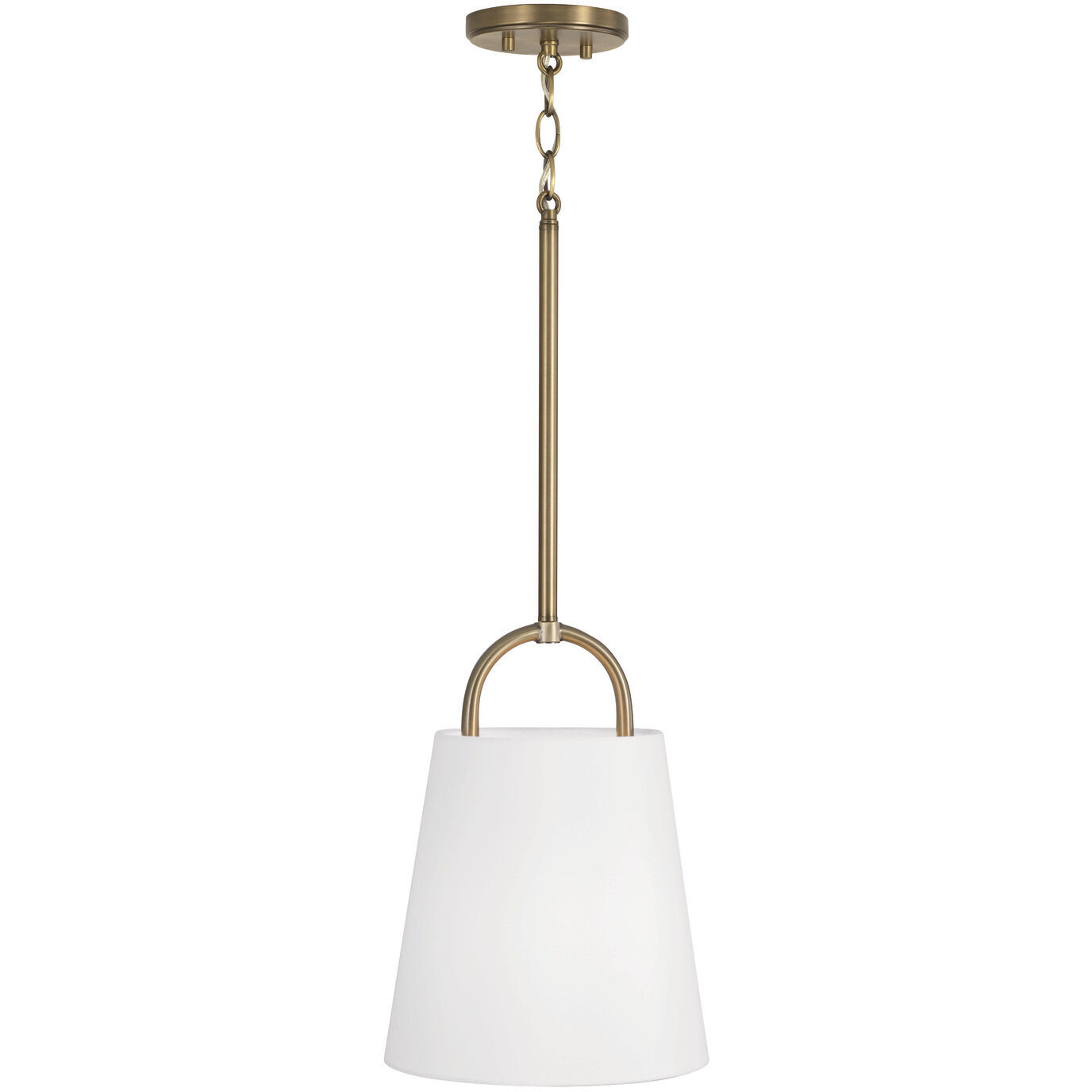 Brody 1 Light 10 inch Aged Brass Pendant Ceiling Light