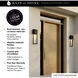 Nate 1 Light 15 inch Black Outdoor Wall Lantern