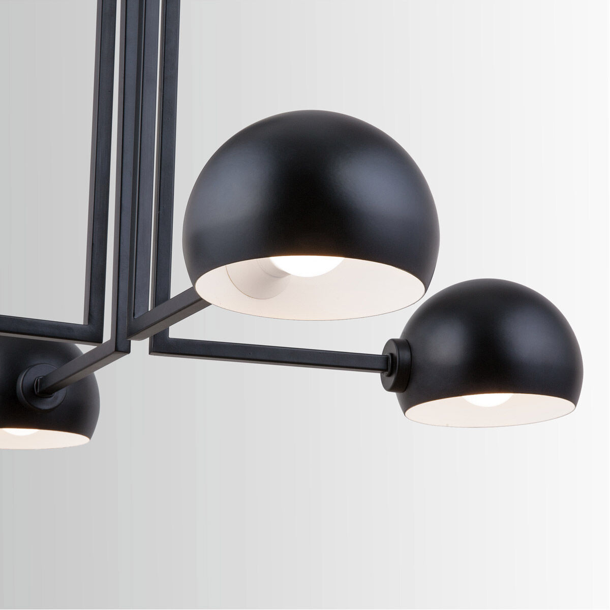 Hadley 4 Light 27 inch Matte Black Chandelier Ceiling Light