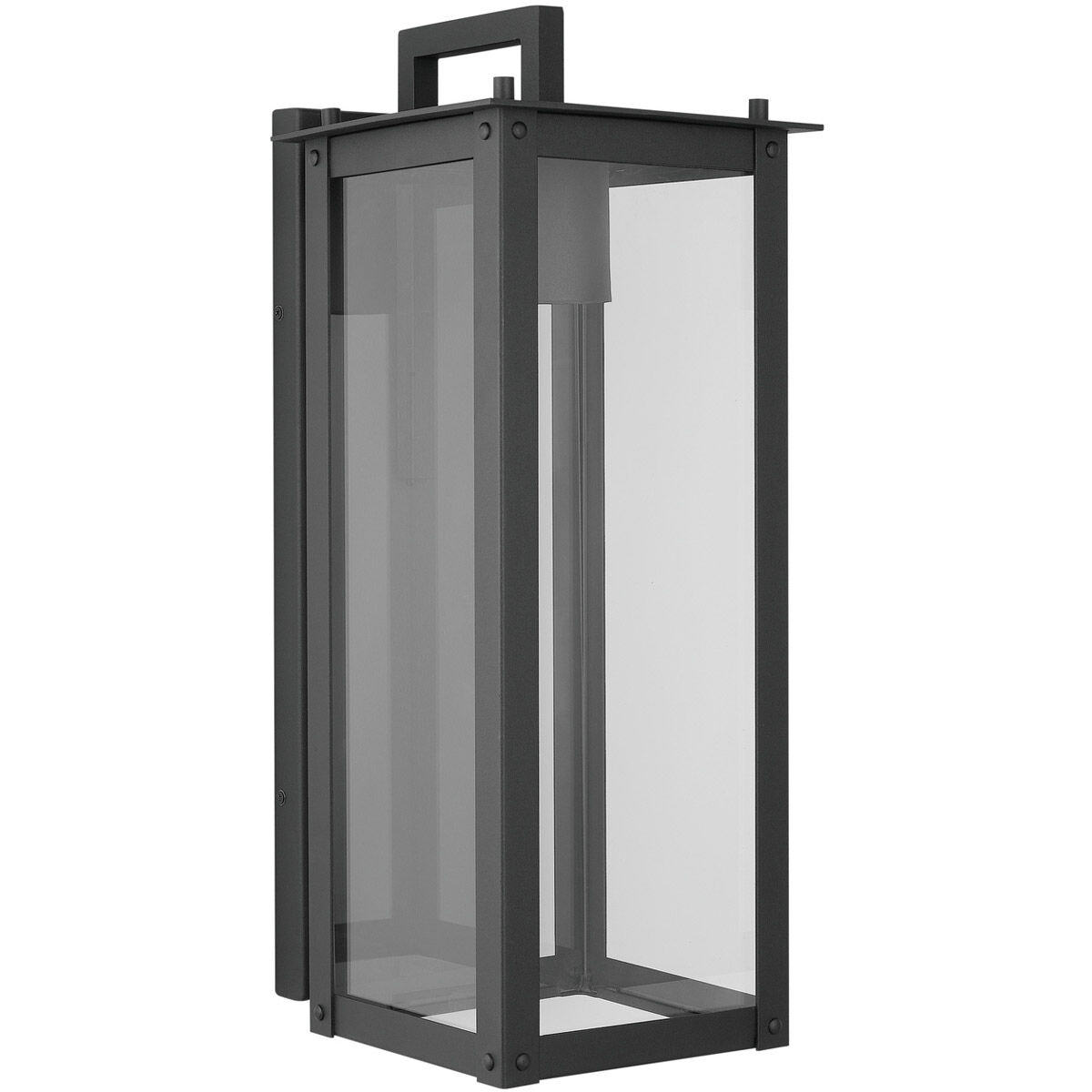 Hunt LED 20.75 inch Black Outdoor Wall Lantern
