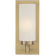 Alyssa 1 Light 5 inch Aged Brass Sconce Wall Light