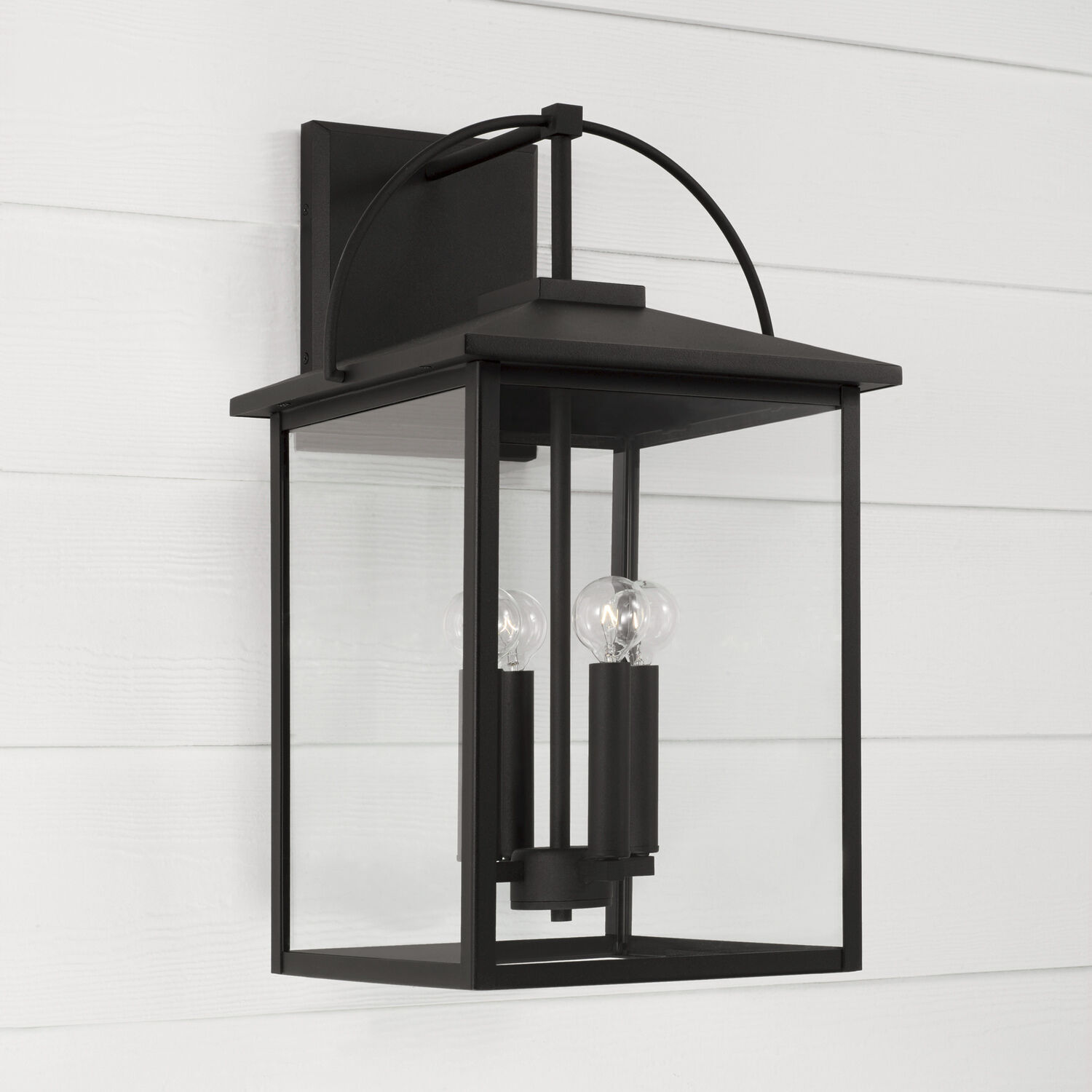 Bryson 4 Light 22.75 inch Black Outdoor Wall Lantern