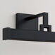 Cortland LED 16 inch Matte Black Sconce Wall Light
