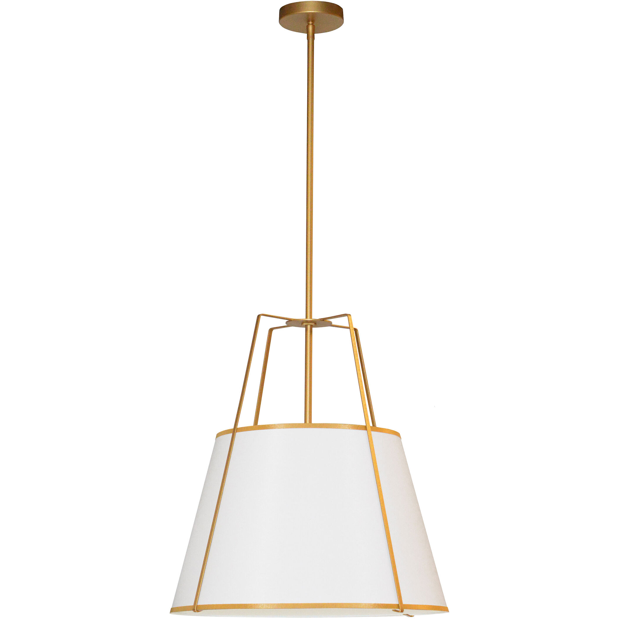 Trapezoid 3 Light 18.00 inch Pendant