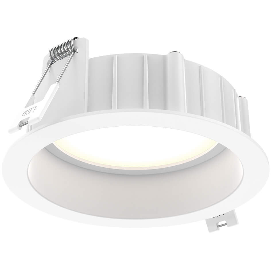 Notch White Recessed, Deep Panel