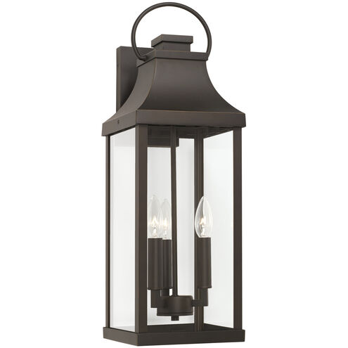 Bradford 3 Light 8.00 inch Outdoor Wall Light