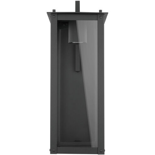 Hunt LED 21 inch Black Outdoor Wall Lantern