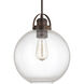 Dean 1 Light 10.25 inch Burnished Bronze Pendant Ceiling Light