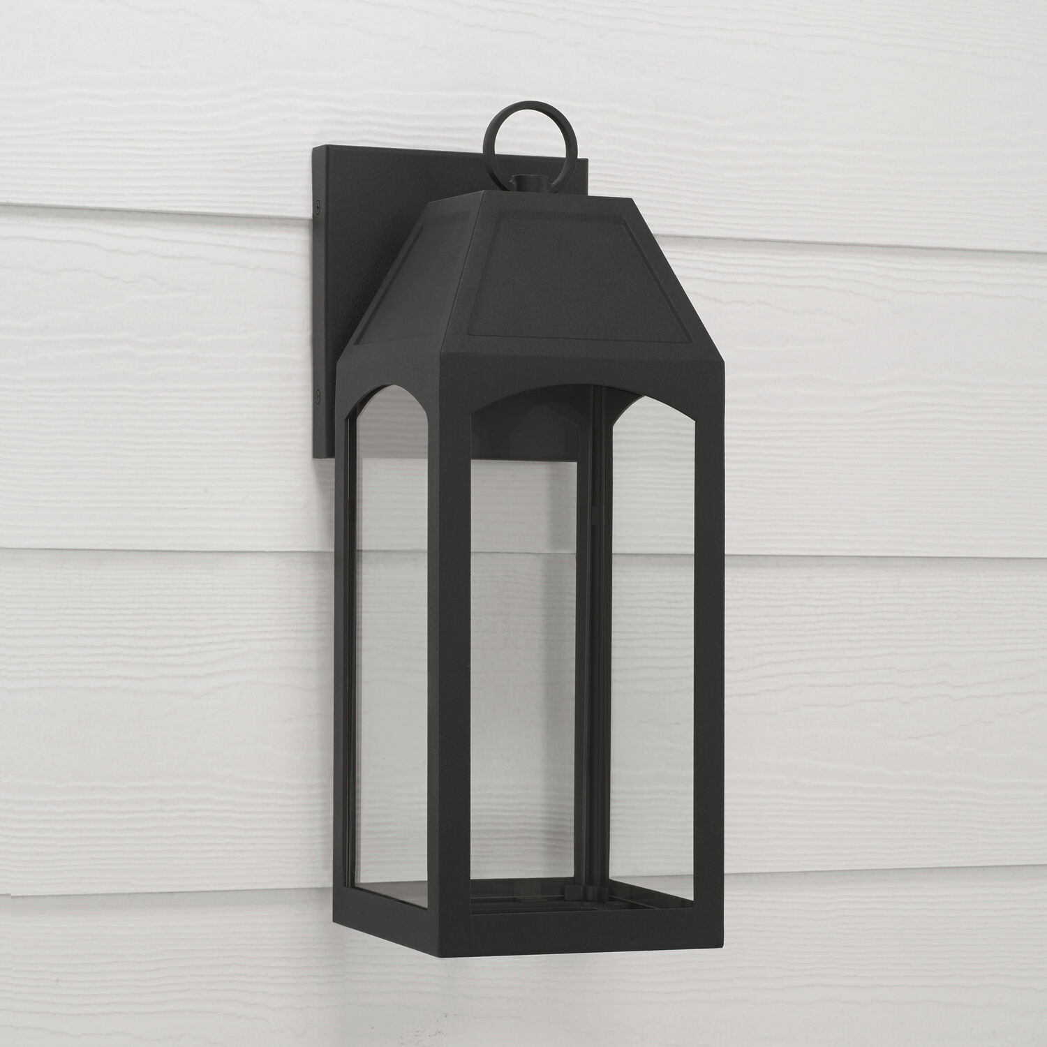 Burton LED 17 inch Black Outdoor Wall Lantern
