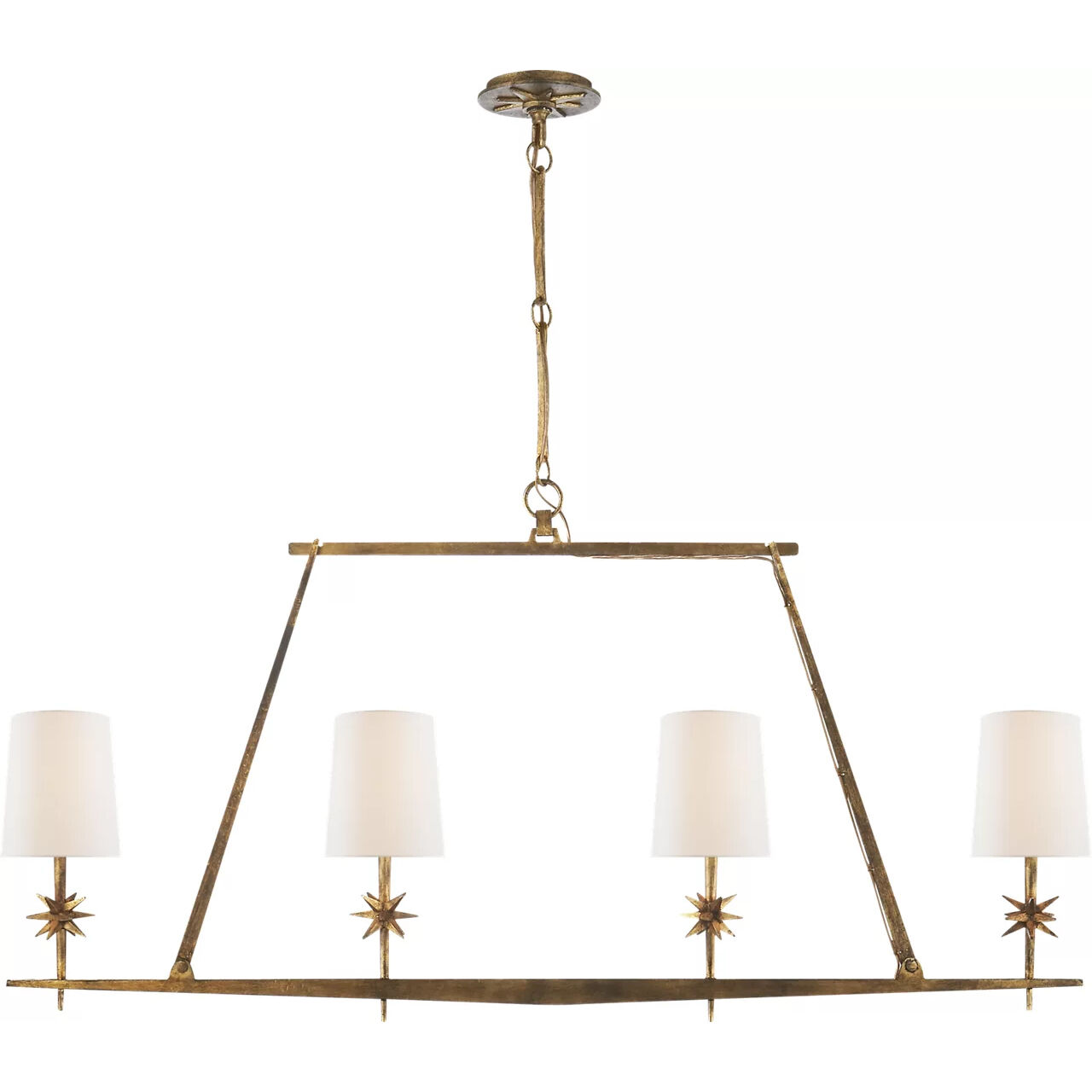 Ian K. Fowler Etoile Linear Chandelier