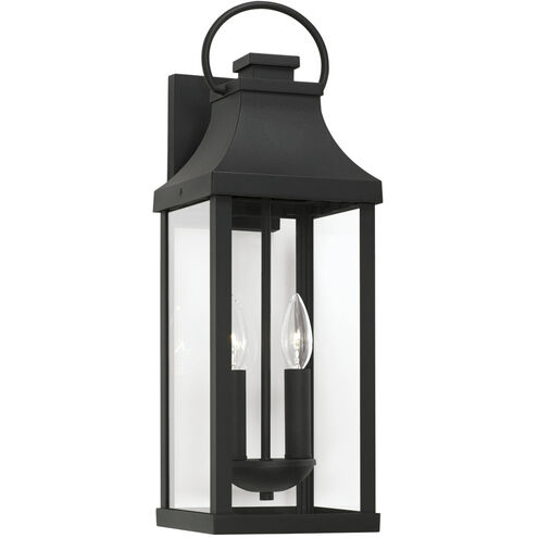 Capital Lighting Bradford 2 Light 21 inch Black Outdoor Wall Lantern 946421BK - Open Box
