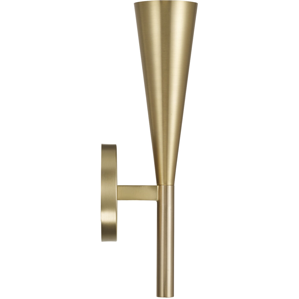 Levi 1 Light 5 inch Matte Brass Sconce Wall Light