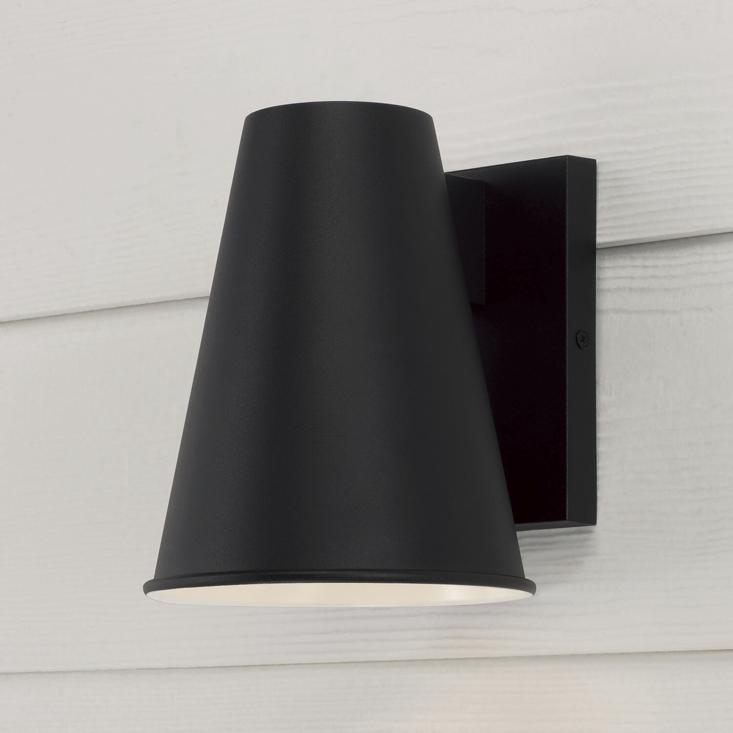 Yardley 1 Light 8 inch Black Outdoor Wall Lantern