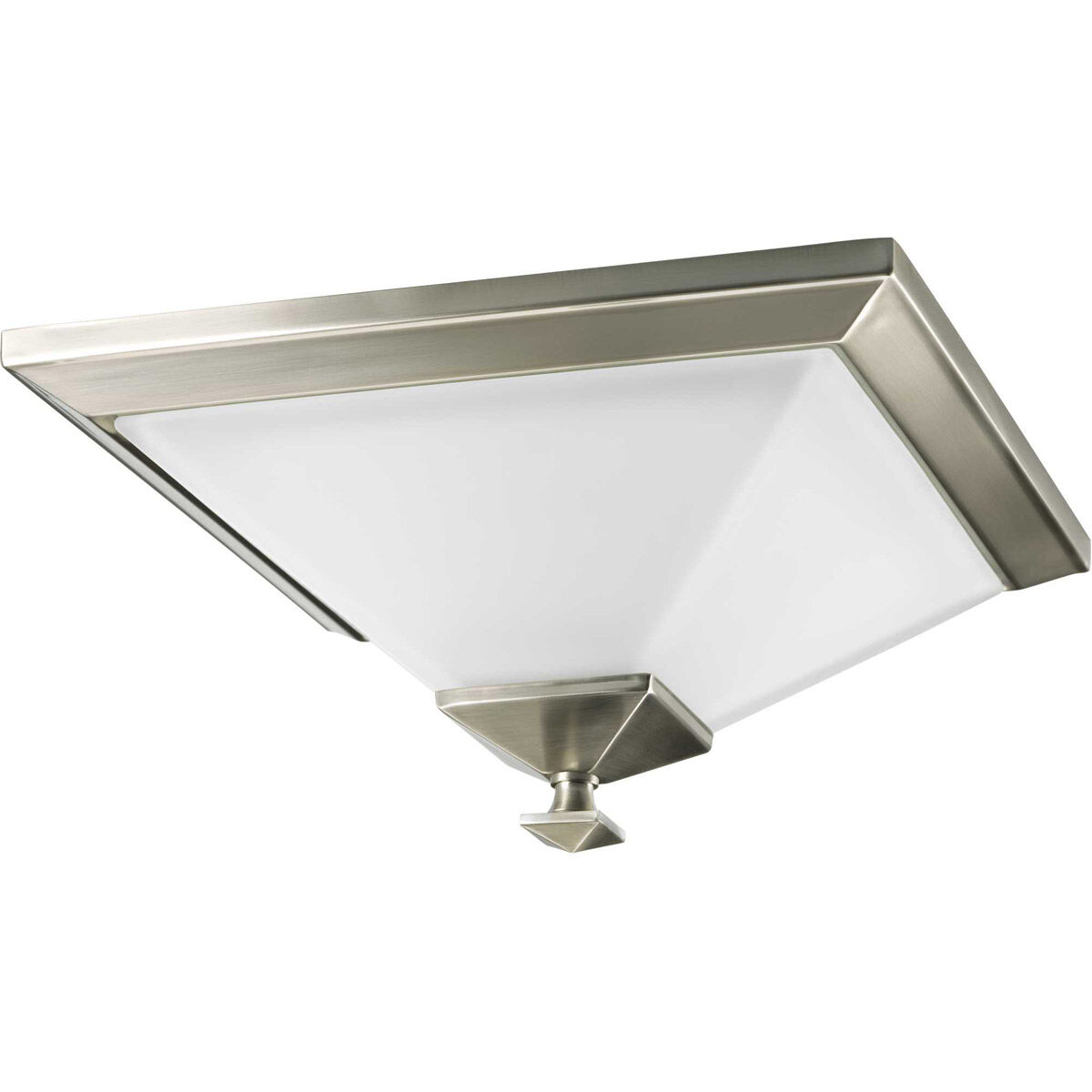 Lucas 1 Light 13 inch Brushed Nickel Flush Mount Ceiling Light