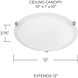 Alan 2 Light 12 inch Multiple Finishes Flush Mount Ceiling Light in Soft White