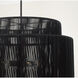 Jasper 4 Light 28.75 inch Oynx and Black Outdoor Hanging Lantern