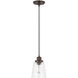 Fallon 1 Light 6 inch Burnished Bronze Pendant Ceiling Light