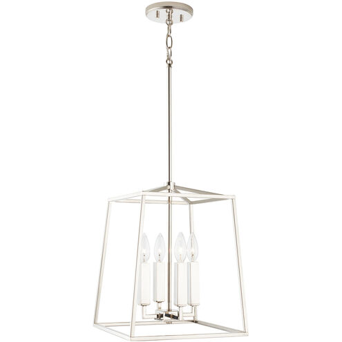 Thea 4 Light 12 inch Polished Nickel Foyer Ceiling Light