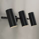 Robbie 3 Light 24 inch Matte Black Vanity Light Wall Light