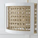 Lola 4 Light 24 inch Flat White and Matte Brass Pendant Ceiling Light