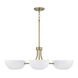 Reece 6 Light 34 inch Aged Brass Chandelier Ceiling Light