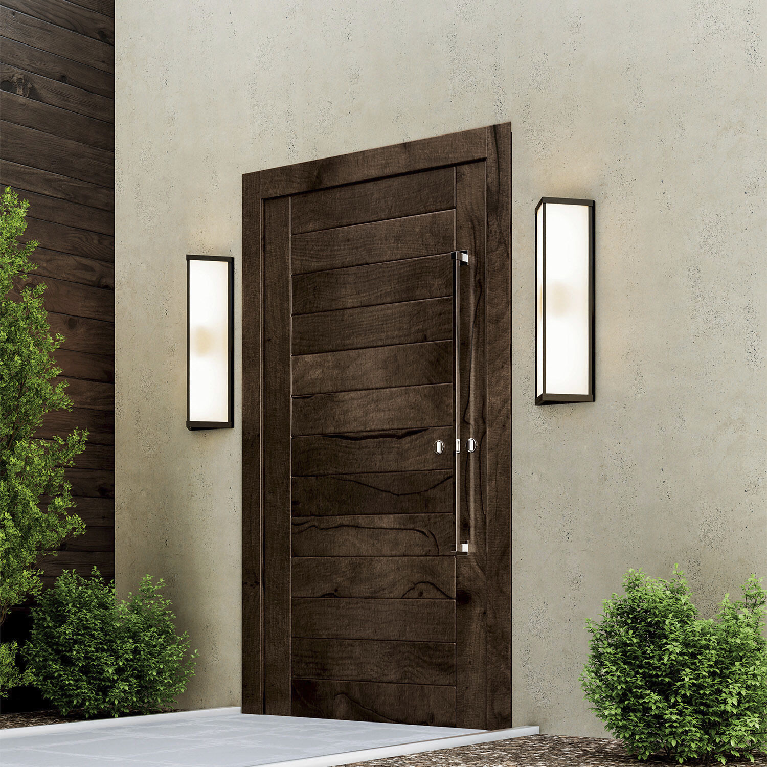 Irvin LED 29 inch Black Outdoor Wall Lantern