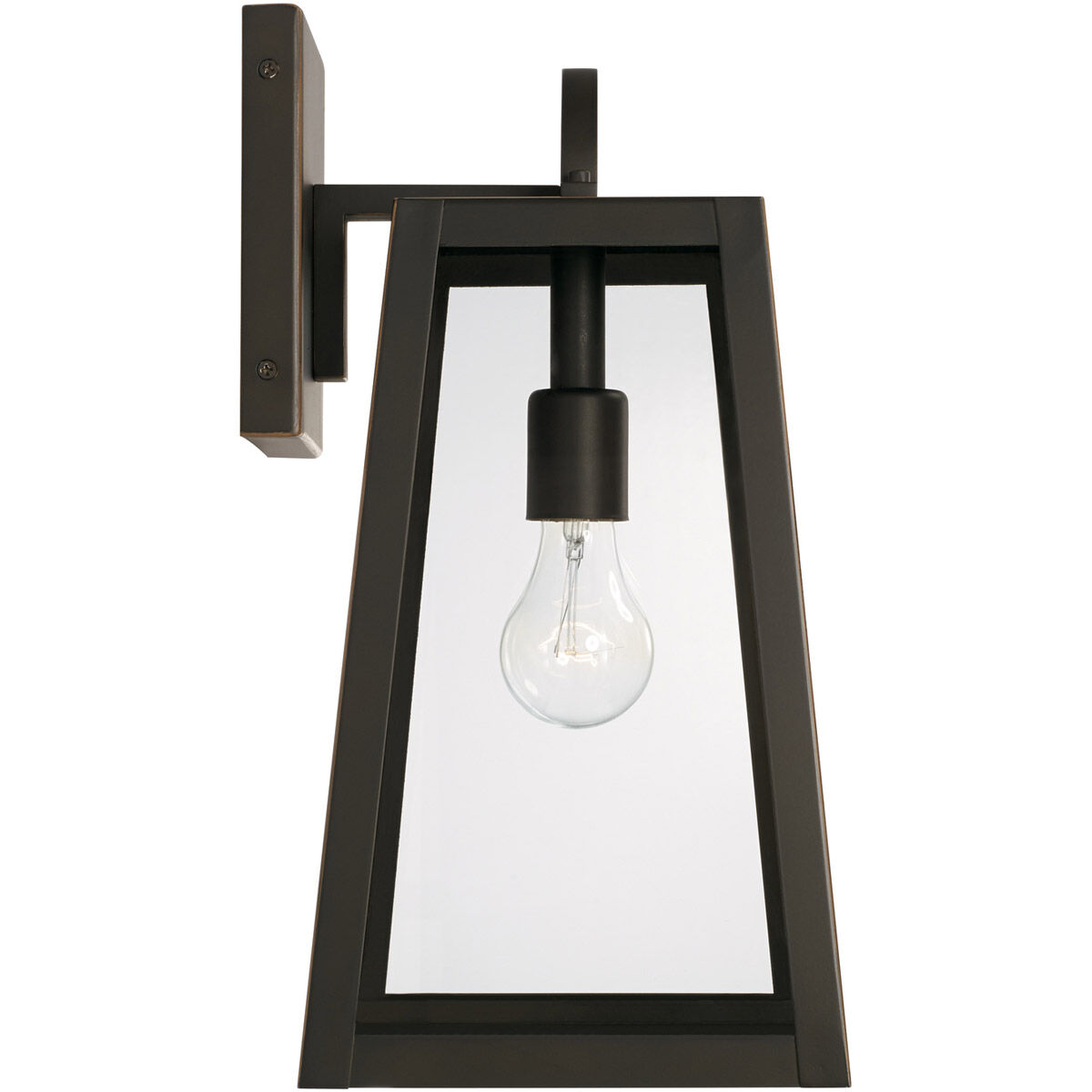 Leighton 1 Light 16 inch Oiled Bronze Outdoor Wall Lantern