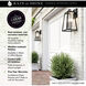 Leighton 3 Light 14.5 inch Oiled Bronze Outdoor Flush Mount