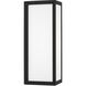 Irvin LED 15.25 inch Black Outdoor Wall Lantern