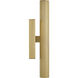 Ian LED 4.5 inch Aged Brass ADA Sconce Wall Light