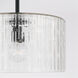 Emerson 1 Light 15 inch Matte Black Semi-Flush Mount Ceiling Light, Convertible Dual Mount