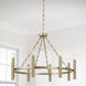 Winton 8 Light 28 inch Matte Brass Chandelier Ceiling Light