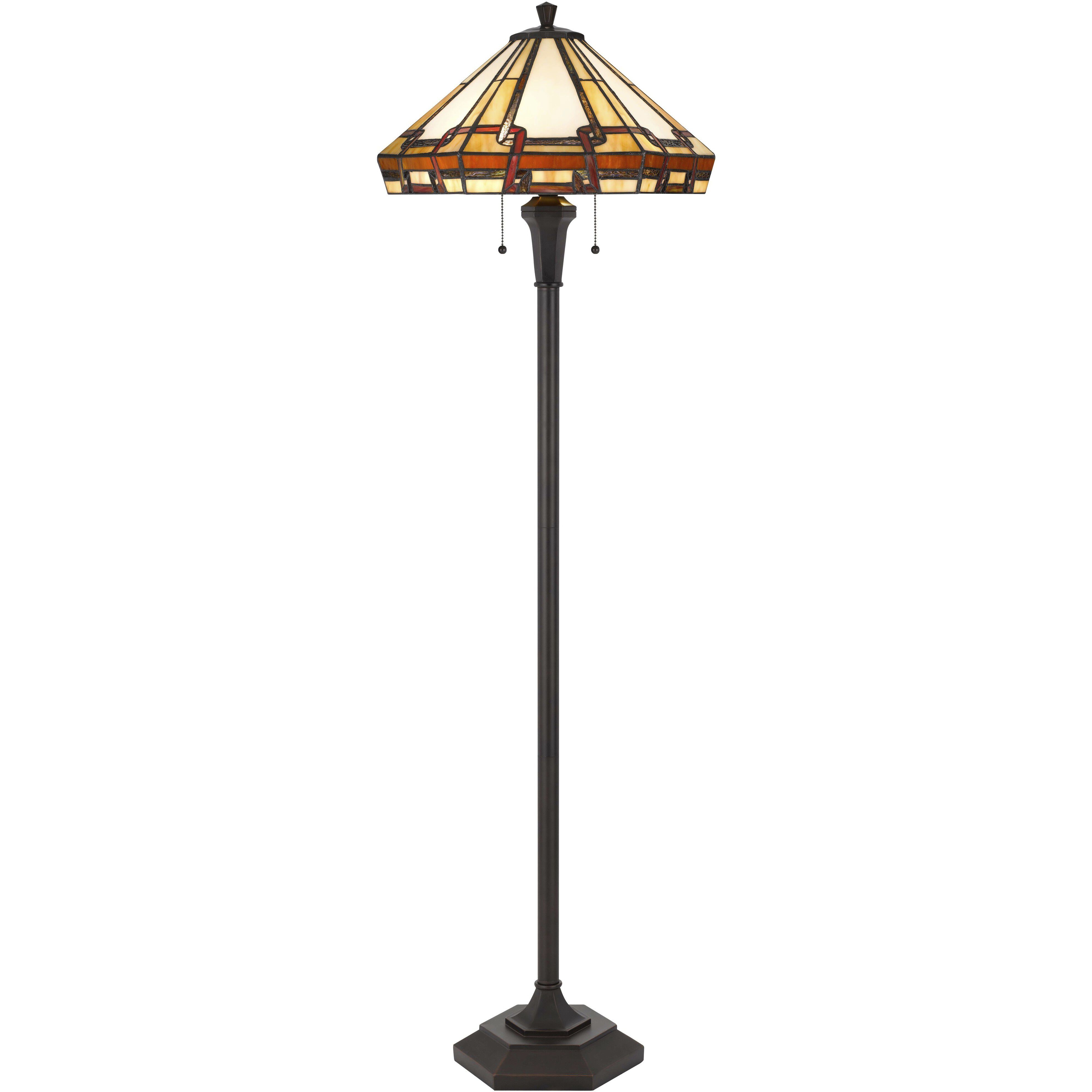 Tiffany 59 inch 60.00 watt Tiffany Floor Lamp Portable Light