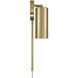 Robbie 1 Light 5 inch Aged Brass Sconce Wall Light