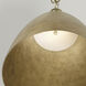 Francesca LED 13 inch Feathered Gold Pendant Ceiling Light