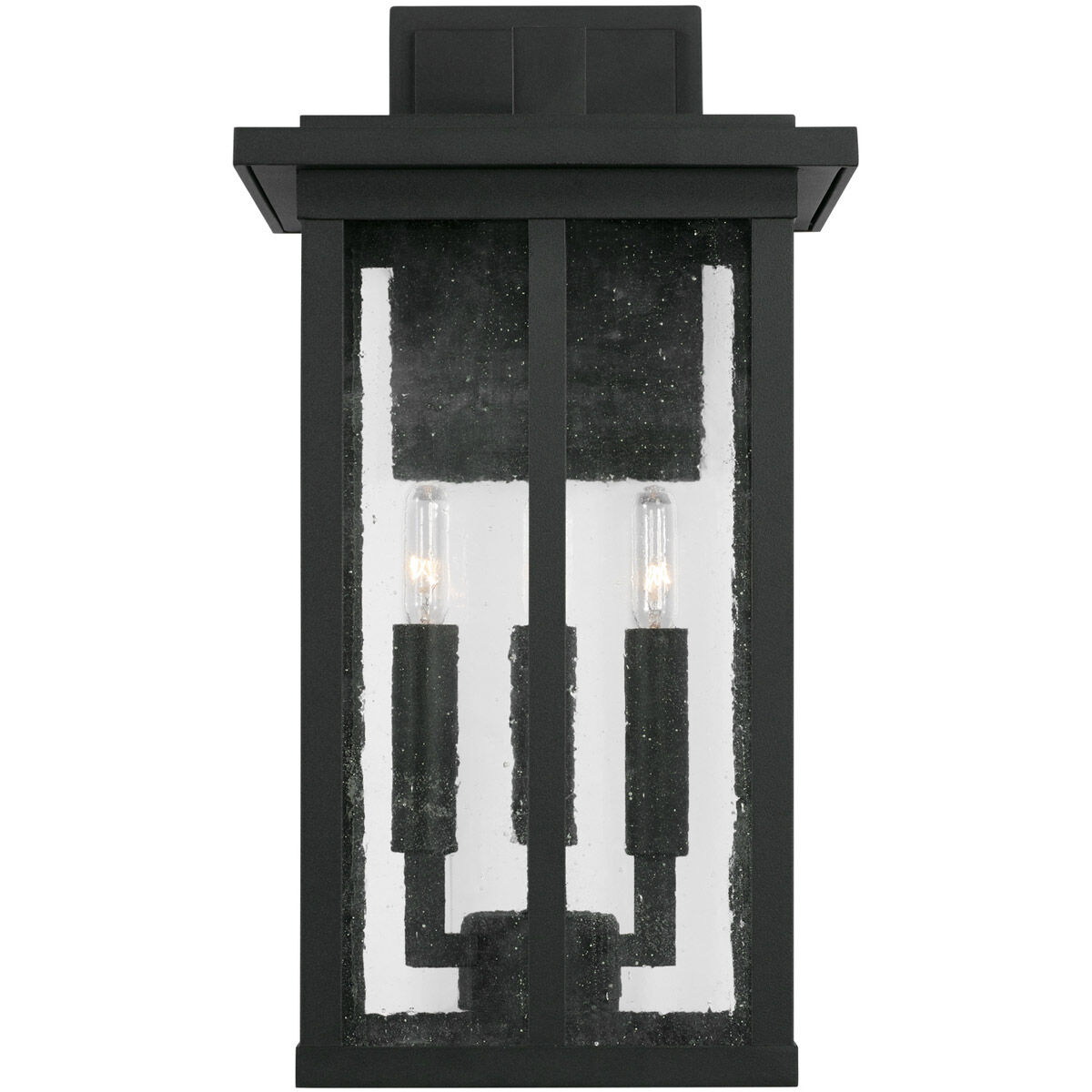 Barrett 3 Light 18 inch Black Outdoor Wall Lantern