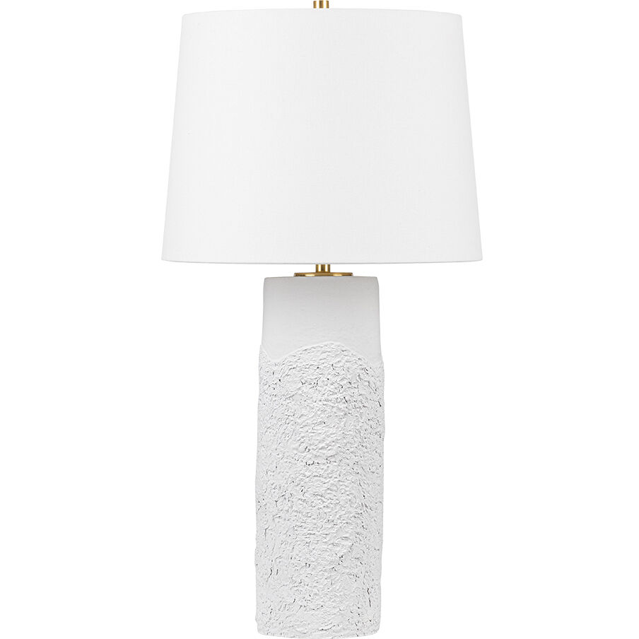 Tolland 31.25 inch 15 watt Aged Brass Table Lamp Portable Light