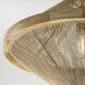 Maya 1 Light 19.75 inch Matte Brass Semi-Flush Ceiling Light, Convertible Dual Mount