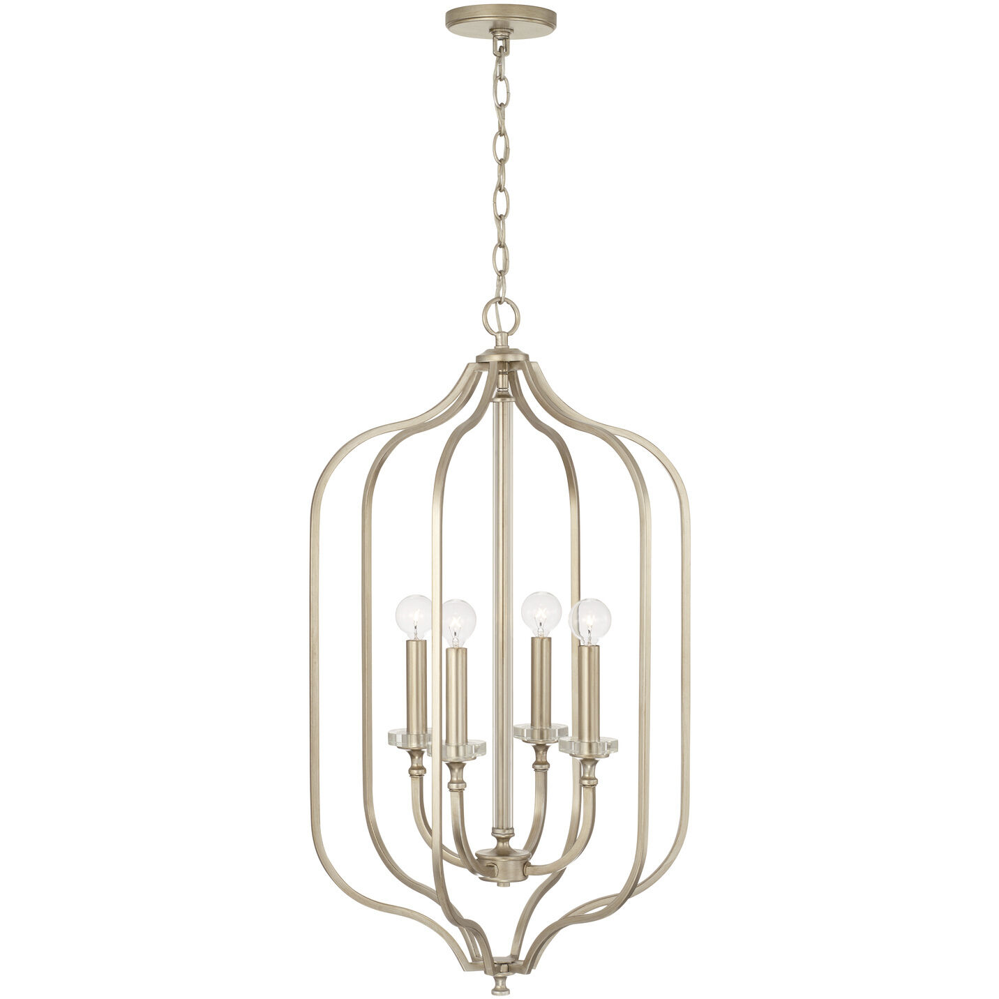 Breigh 4 Light 18 inch Brushed Champagne Foyer Ceiling Light