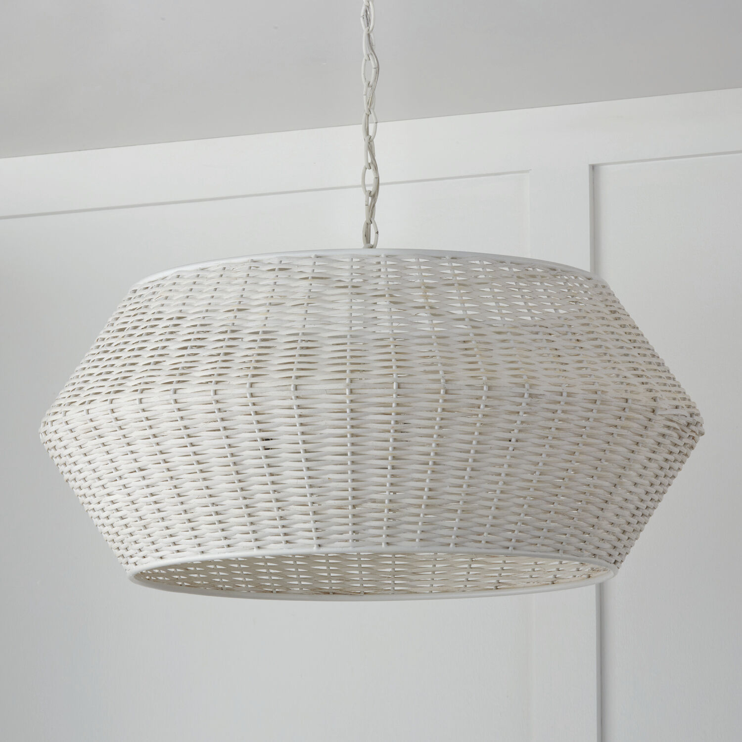 Boca 6 Light 29.5 inch Chalk White Pendant Ceiling Light