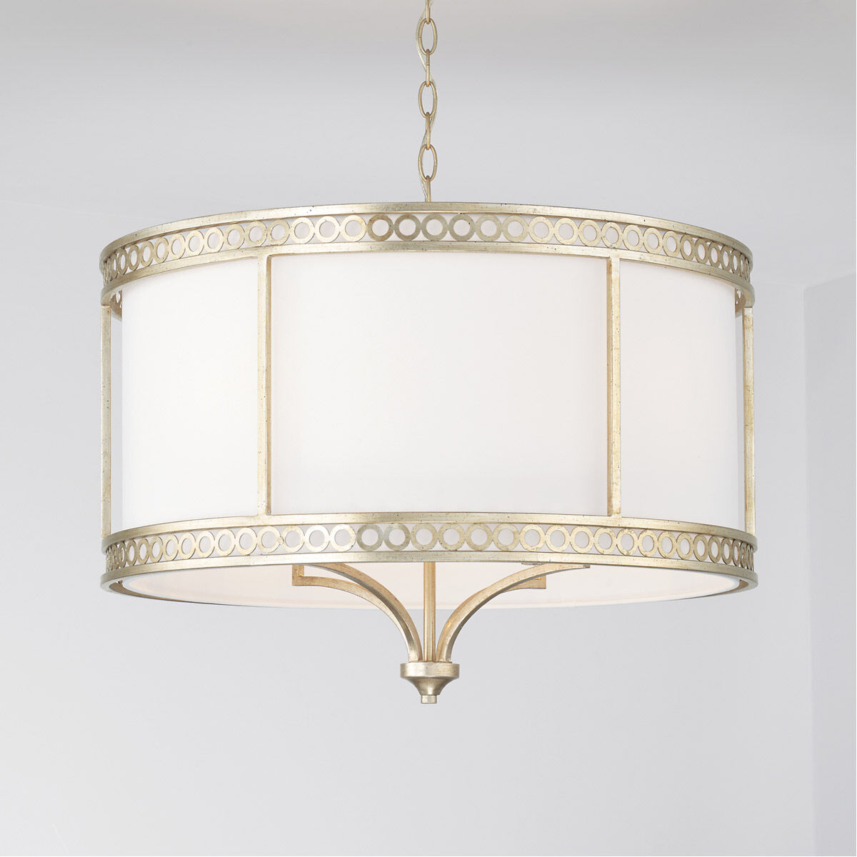Isabella 4 Light 25 inch Winter Gold Pendant Ceiling Light