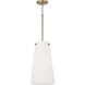 Averitt 1 Light 10 inch Aged Brass Pendant Ceiling Light