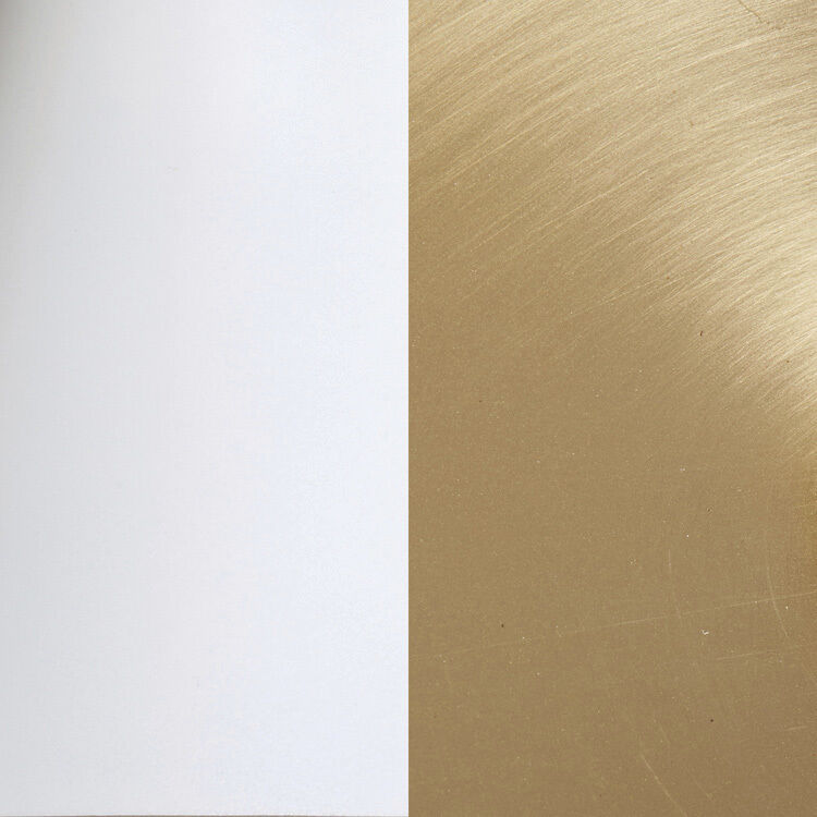 Carlton 3 Light 15.5 inch Matte Brass and White Flush Mount Ceiling Light