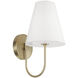 Julia 1 Light 7.5 inch Matte Brass Sconce Wall Light